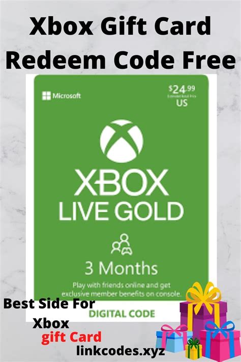 Xbox Game Pass Gift Card Redeem Free Free Giveaway Xbox Live Gift