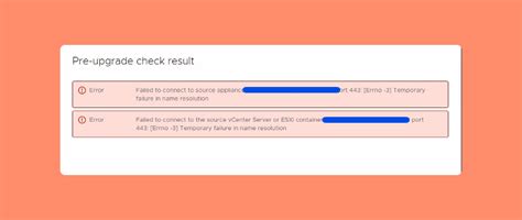 Error Temporary Failure In Name Resolution Vcenter Corpit