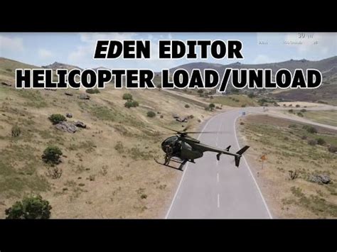 Arma Eden Editor Helicopter Load Unload Youtube