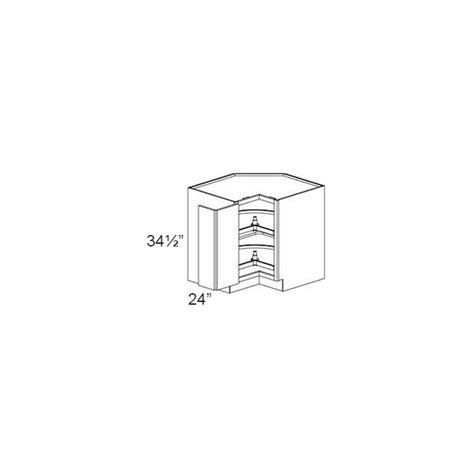 Signature Vanilla Glaze 33 Lazy Susan Base Cabinet The Rta Store