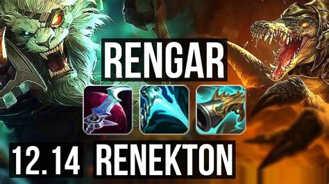 Rengar Vs Renekton Top 2 8m Mastery 8 1 4 1300 Games Godlike