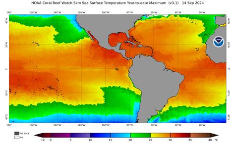 Noaa Coral Reef Watch Daily 5km Satellite Coral Bleaching Heat Stress Monitoring Composite