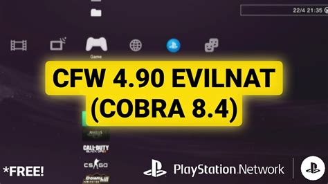 Cfw Evilnat Cobra Ps Youtube