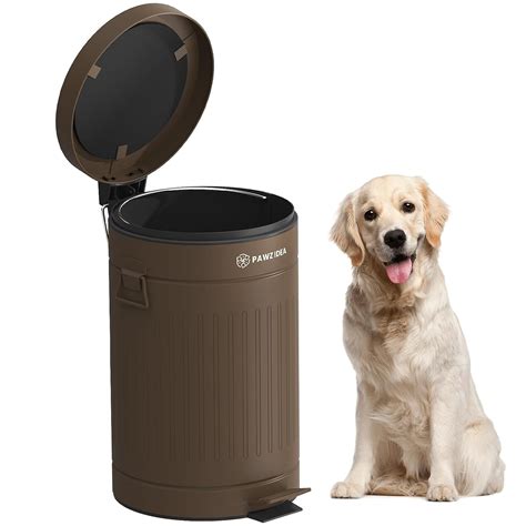 Pawzidea Dog Poop Trash Can For Outdoors 31 Gallon