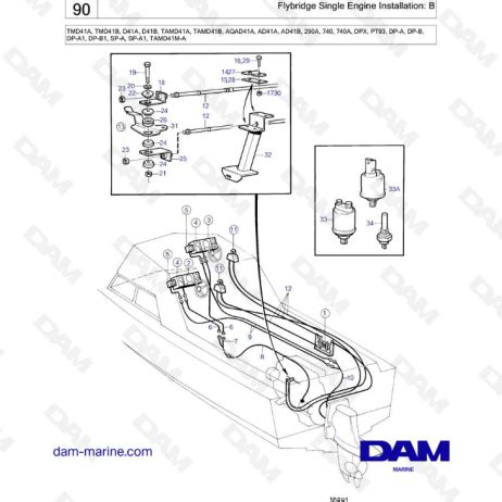 Volvo Penta TMD41A TMD41B D41A D41B TAMD41A TAMD41B AQAD41A AD41A AD41B