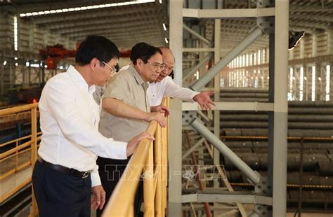 PM Inspects Major Projects In Thanh Hoa Province VNA Photos Vietnam