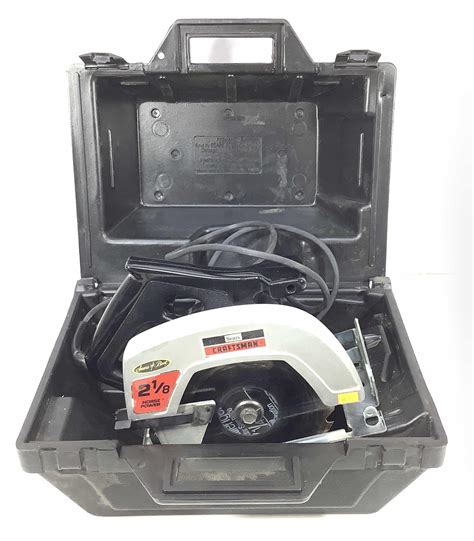 Lot Sears Craftsman Circular Saw With Carrying Case