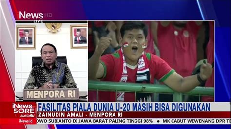 Dibawah Panduan FIFA Menpora Amali Pastikan Atur Ketat Penonton Piala