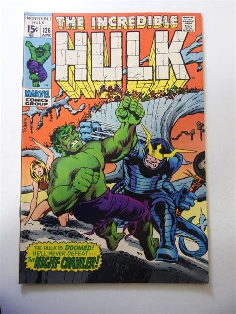 The Incredible Hulk 126 1970 FN VF Condition Comic Books Bronze