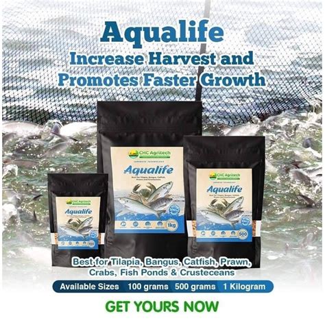 AJDL SellSuincang CHC AGRITECH AQUALIFE 100G Fish Aquarium Fish