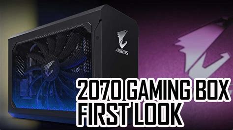 Aorus Rtx 2070 Gaming Box First Look Youtube