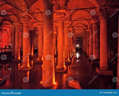 Yerebatan Sarnici Cisterna Basilica Editorial Image Image Of