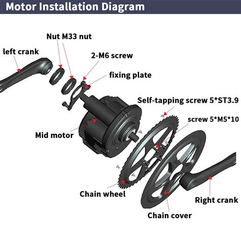 Bafang Motor Bbs B Bbs Para Bicicleta El Ctrica Kit De Conversi N