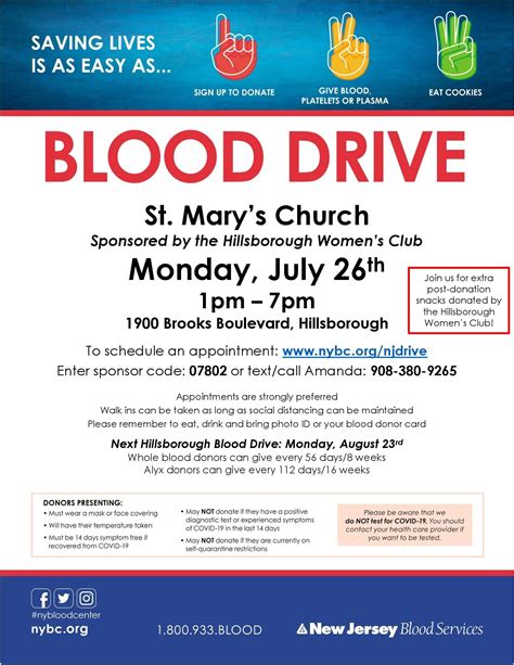 Jul Hillsborough Blood Drive Urgent Need For Donors