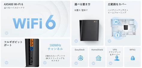 【楽天市場】【新品】 Tp Link Wifi ルーター Ax5400 6ストリーム ギガビットデュアルバンド Wi Fi 6ルーター 無線ラン 自宅 店舗 高速 ゲーム ゲーミング 広範囲