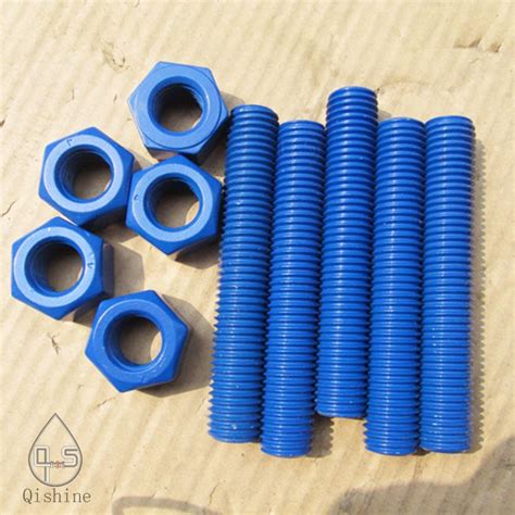 Xylan Coated B Stud Bolt H Heavy Hex Nut Flange Fastener