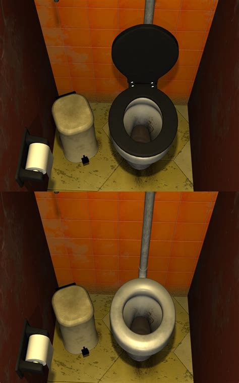 DPT Dirty Public Toilet 3D Models Greenpots