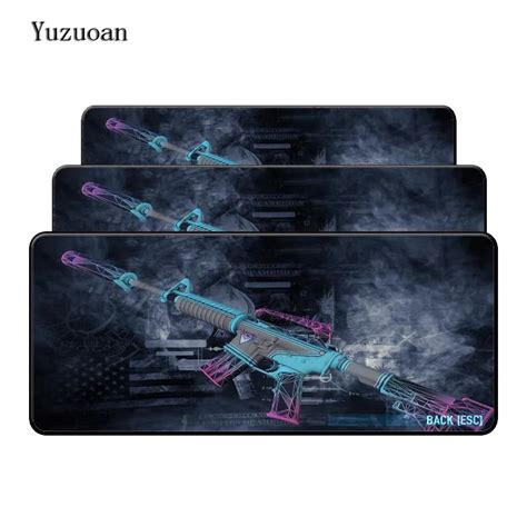 Yuzuoan CSGO 900x400X3 Mm Pad To Mouse Notbook Computer Locked Edge