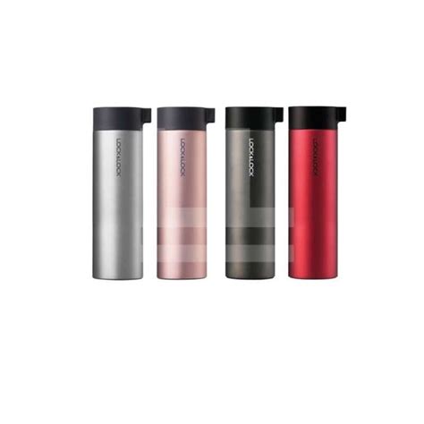Promo LocknLock Knob Termos Air Minum Hot Cool 400ML LHC4121B R S GP Red Diskon 20 Di