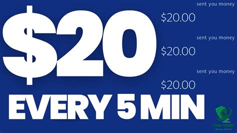 Earn 20 Every 5 Mins PayPal Money Earn PayPal Money For Beginners