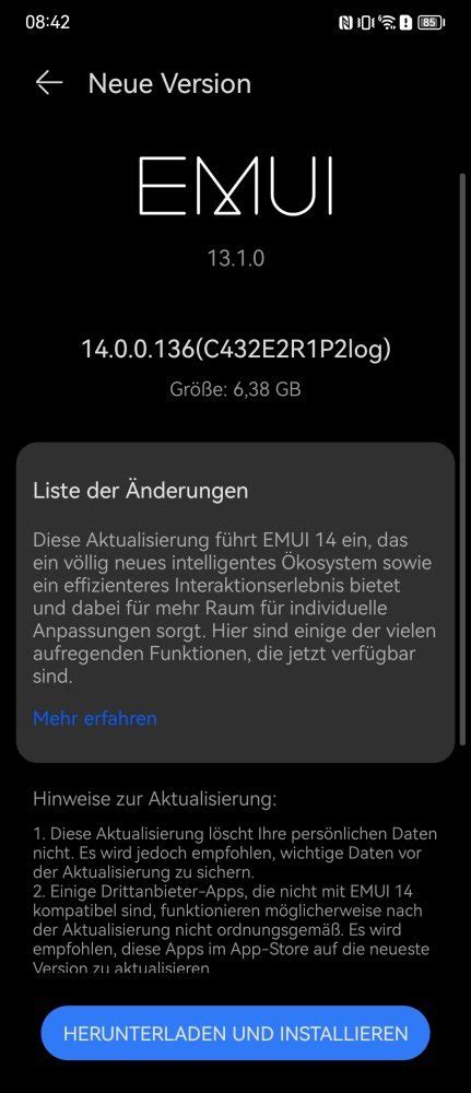 Emui Beta Firmwareverteilung Startet Und Kann Google Zur Ck Auf