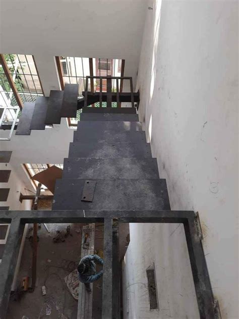 SS304 Black Stainless Steel Staircase Railing, For Home at Rs 1200 ...