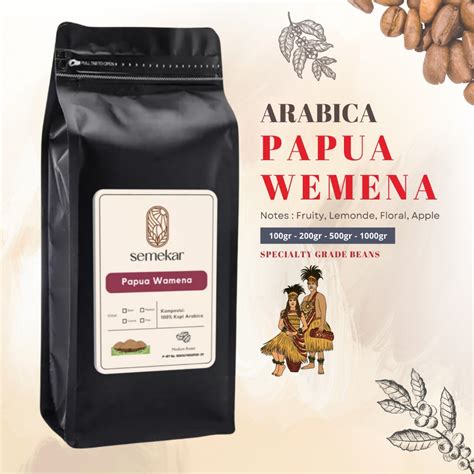 Jual Semekar Coffee Kopi Papua Wamena Arabica Specialty Roasted Beans