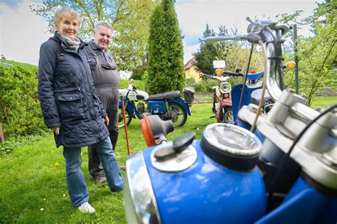 Ddr Mopeds Bei Schwerin Mit Simson Und Schwalbe Zum Eisessen