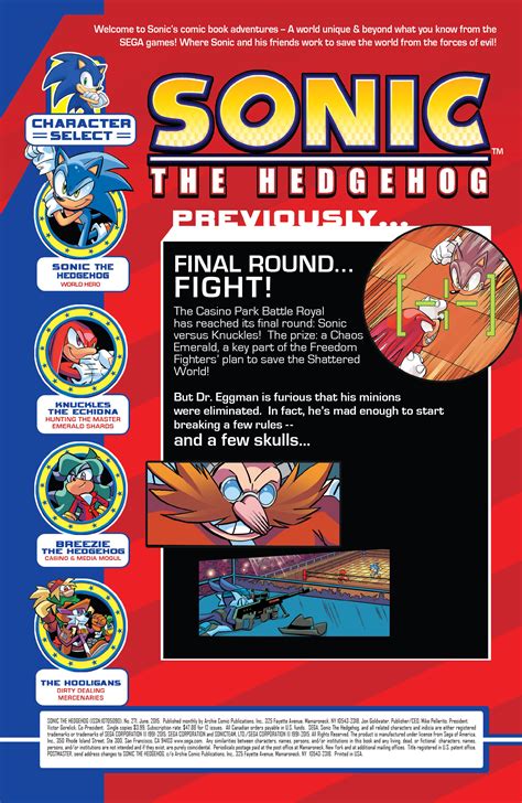 Sonic The Hedgehog Issue 271 Read Sonic The Hedgehog Issue 271 Comic