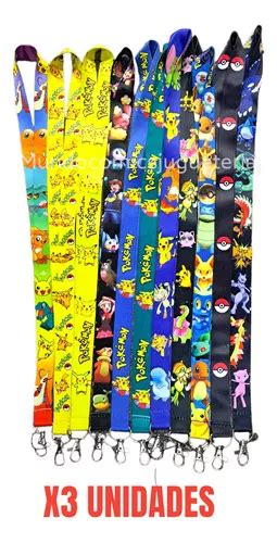 Cintas Para Llaves Llavero Lanyard De Pokemon MercadoLibre