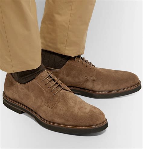 Tods Suede Derby Shoes Men Light Brown Tods