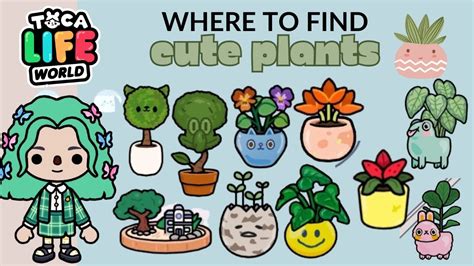 Where To Find Cute Plants In Toca Boca Youtube