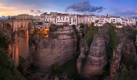 Miasto Ronda W Hiszpanii