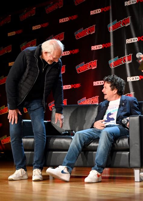 Christopher Lloyd And Michael J Fox Reunite At Comic Con Popsugar