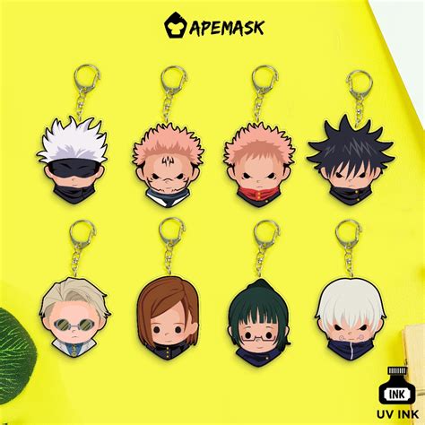 Jual Gantungan Kunci Keychain Jujutsu Kaisen Gojo Sukuna Yuki