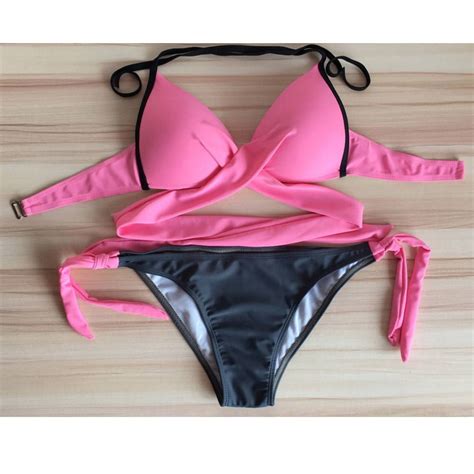 Swimsuit Women Bikini Sets For Women Push Up Padded Bra Swimsuit Bathing Sexy Women Bikini Set