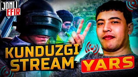 KUNDUZGI STRIM RANG KOTARAMIZ OBUNACHILAR BILAN OYINLAR PUBG