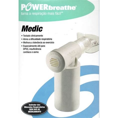 Powerbreathe Medic Classic Incentivador Respirat Rio Volumetrico