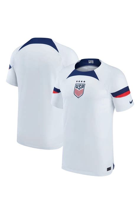 Nike Mens Nike White Uswnt 202223 Home Breathe Stadium Replica Blank