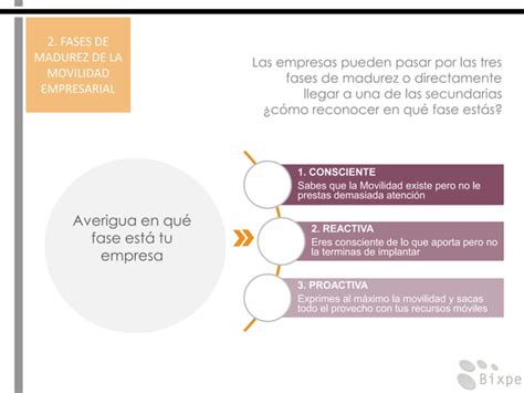 Fases De Madurez De La Movilidad Empresarial Ppt