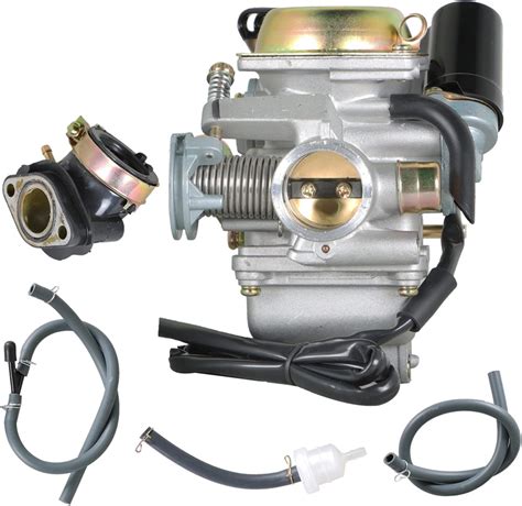 Amazon Wflnhb Go Kart Carburetor Kit With Intake Boot Pd J