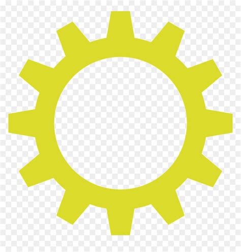 Cog Wheel Gear Cog Machine Png Image Yellow Cogwheel Transparent Png