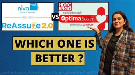 Niva Bupa Reassure 2 0 Vs Hdfc Ergo Optima Secure Health Insurance Comparison Gurleen Kaur