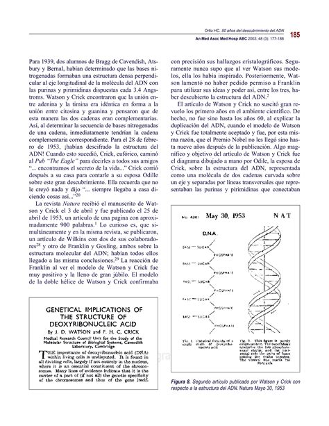 Descubrimiento De La Estructura Del Adn Pdf