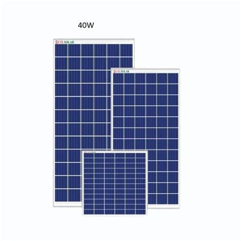 40W Polycrystalline Solar Panel At Rs 1600 Piece Polycrystalline