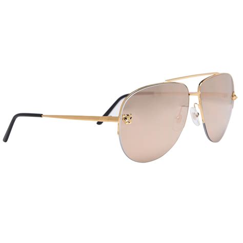 Cartier Cartier Sunglasses Ct0065s Women Gold Flannels