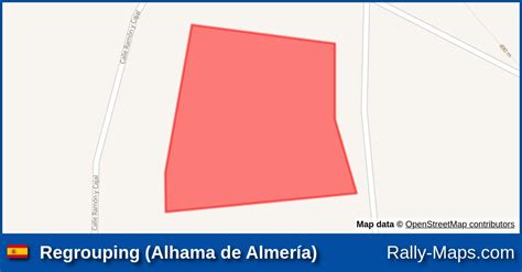 Regrouping Alhama De Almer A Stage Map Rallye Costa De Almer A