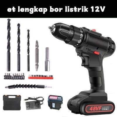 Jual Vf Vf Mesin Bor Impact Drill Bor Baterai Bor Tanpa