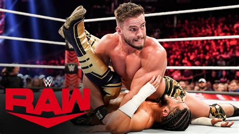 Mustafa Ali Vs Austin Theory Raw Oct Youtube