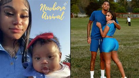 Dejounte Murray Jania Meshell S Month Old Daughter Icelynn Is Ready